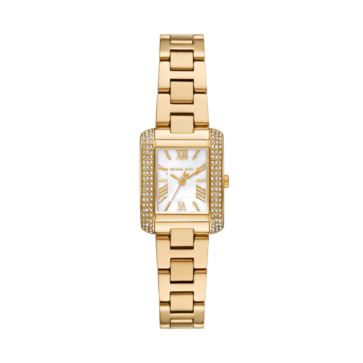 Emery Mother Of Pearl Gold Plated Watch