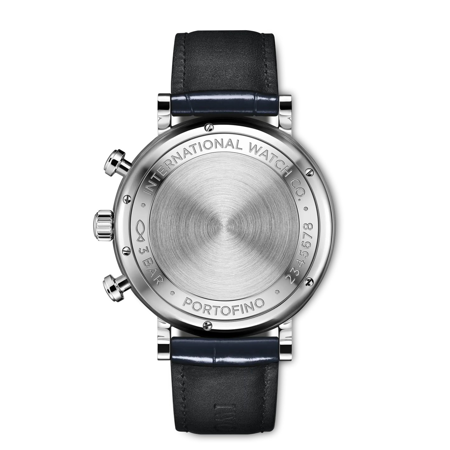 Portofino Chronograph 42mm Leather Strap Watch