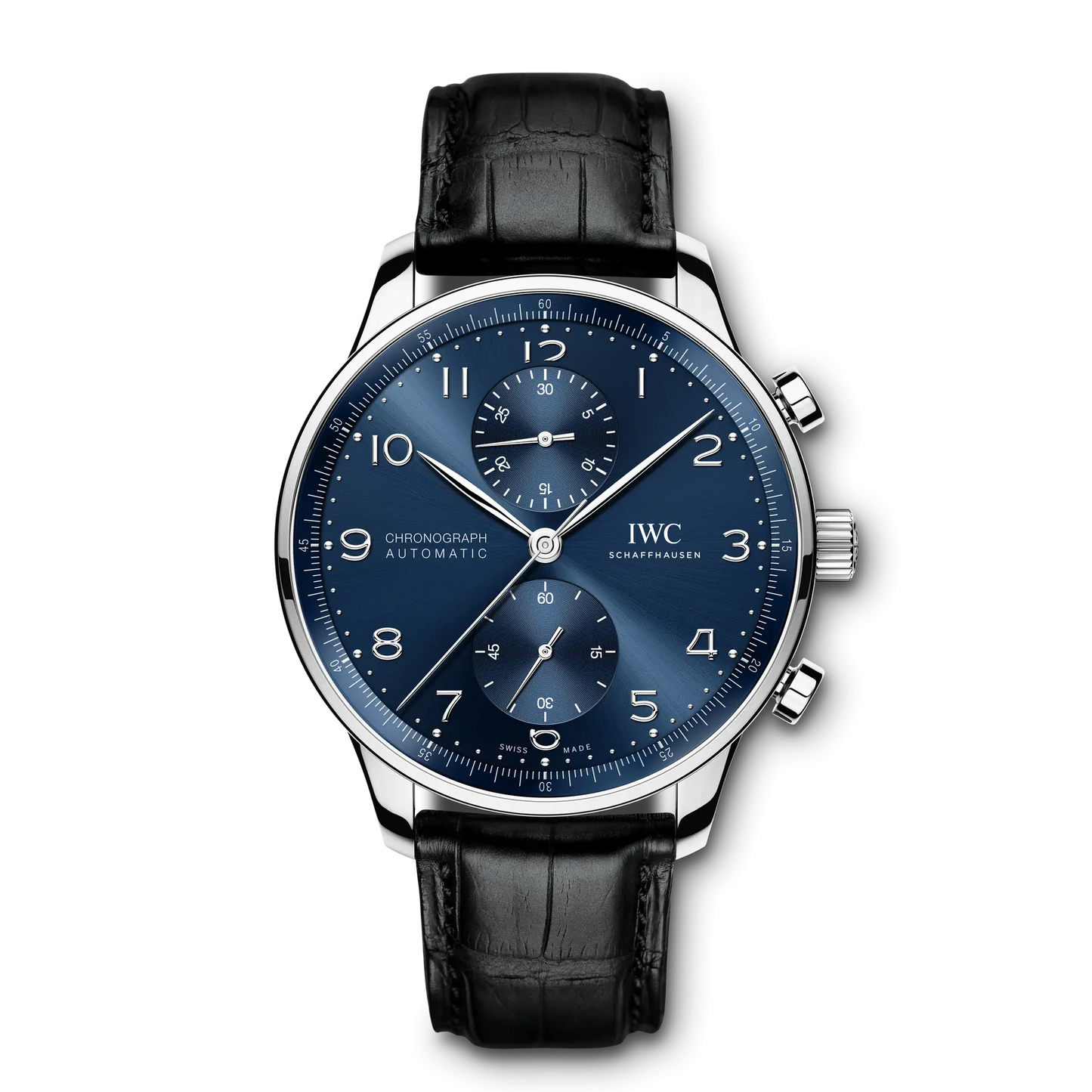 Portugieser Chronograph 41mm Leather Strap Watch