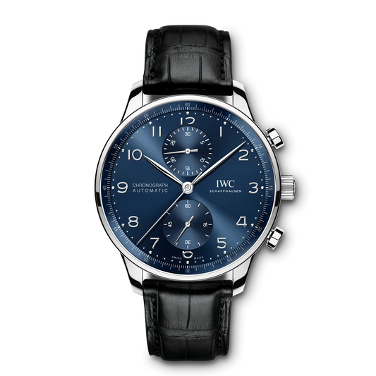 Portugieser Chronograph 41mm Leather Strap Watch