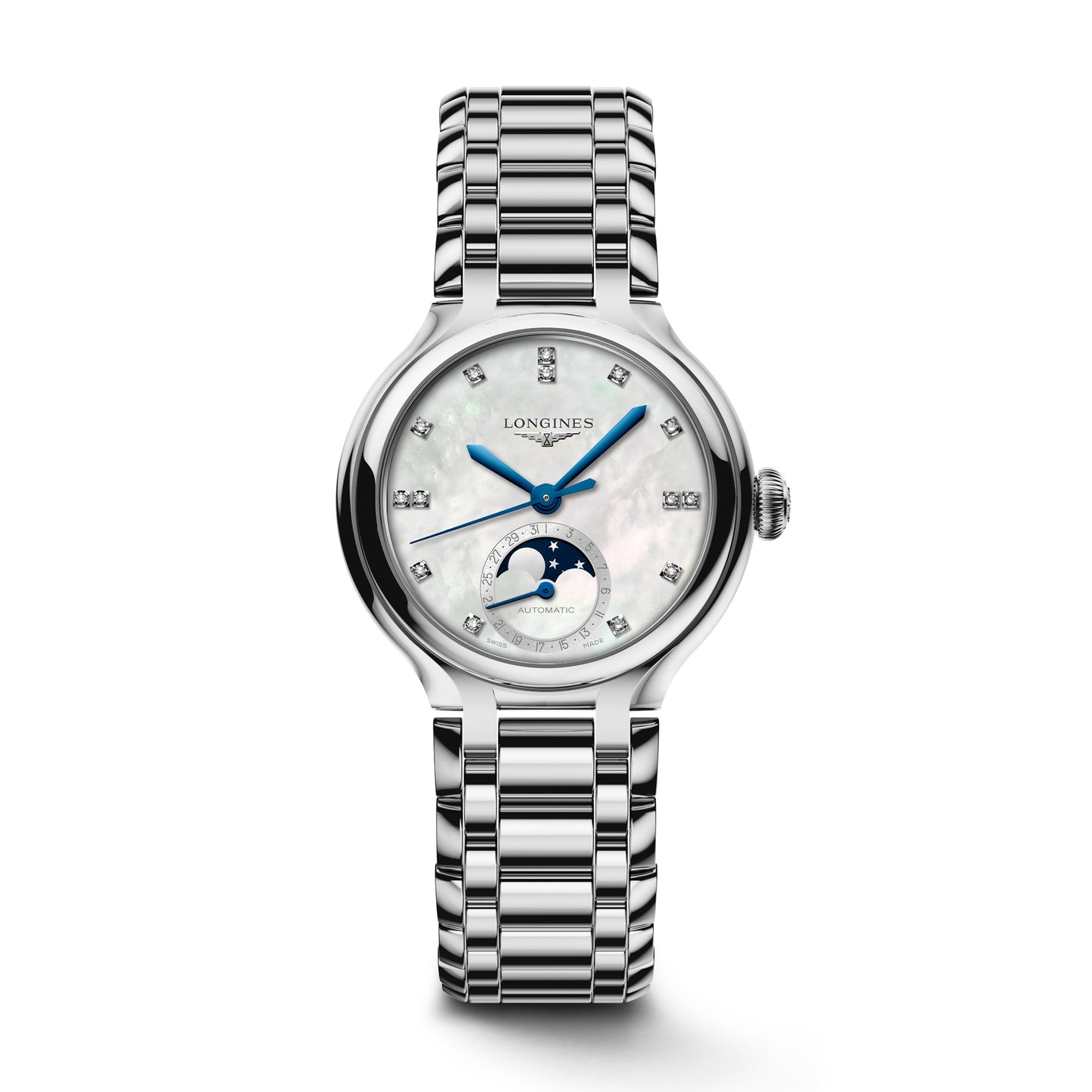 PrimaLuna Moonphase 34mm Automatic Ladies Watch