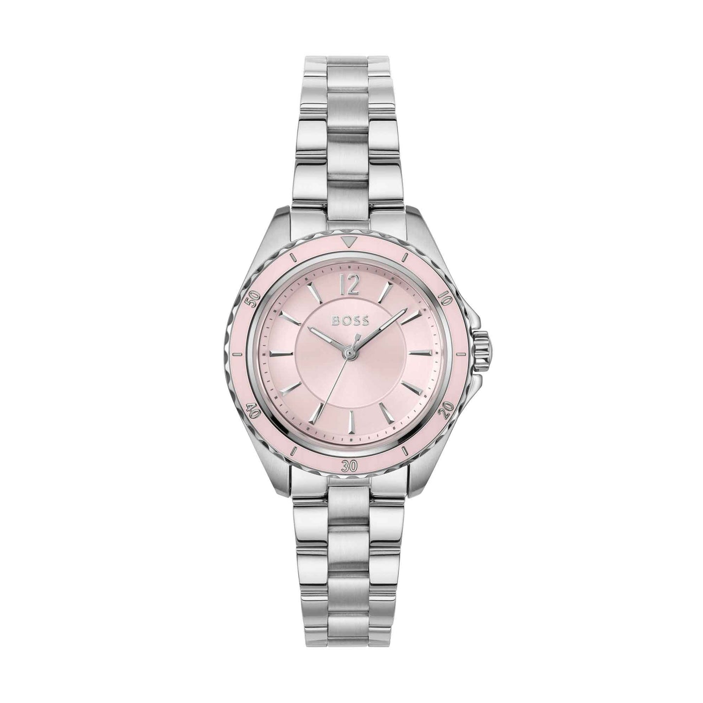 Pink Gold Tone Sage Stainless Steel Watch