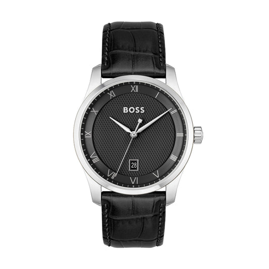 Principle Black Dial 41 mm Men's BOSS Watch