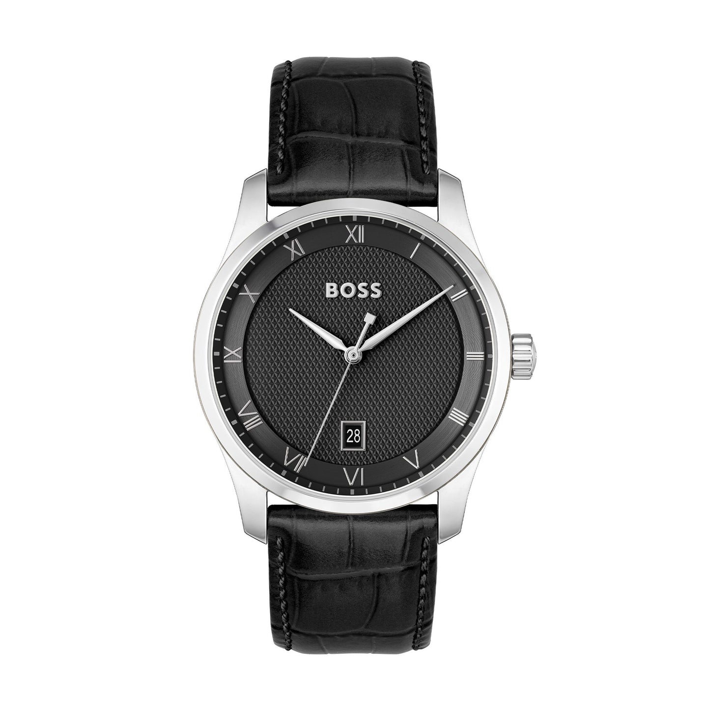 Principle Black Dial 41 mm Men's BOSS Watch