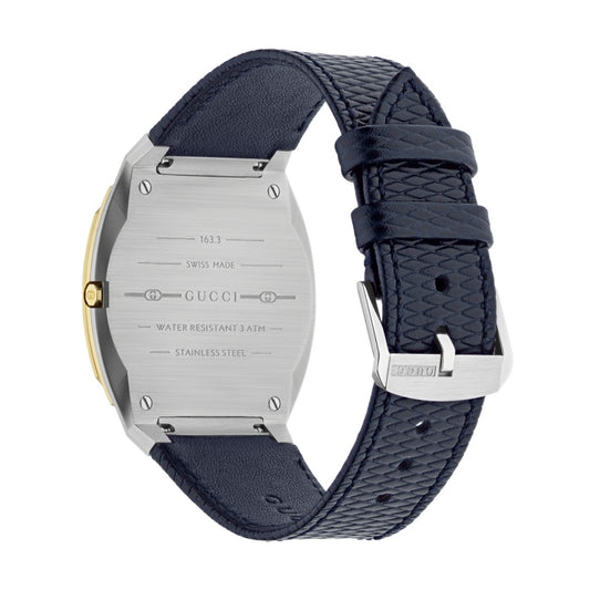 25H Stainless Steel Leather Unisex Watch