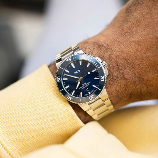 Oris Aquis Date 41.5mm Blue