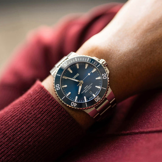 Oris Aquis Date 41.5mm Blue