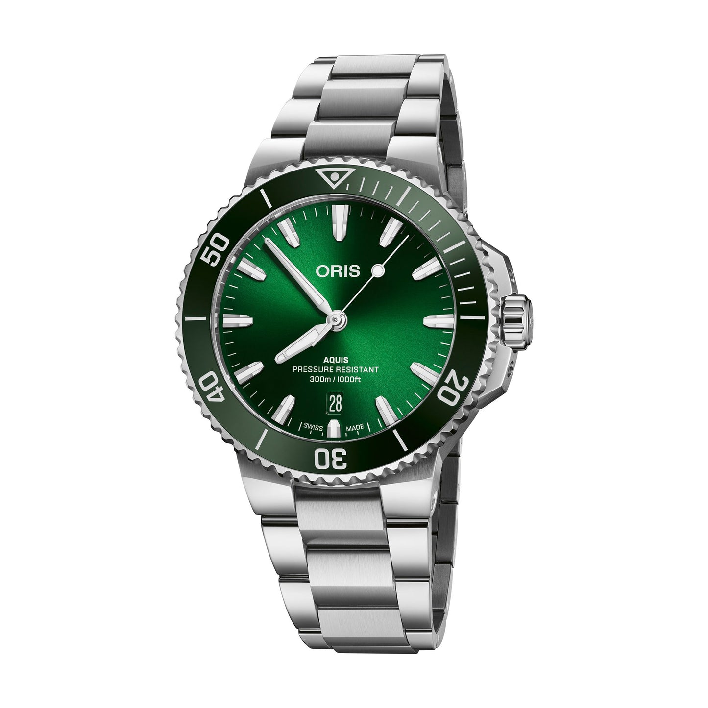 Oris Aquis Date 41.5mm Green