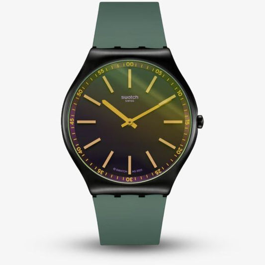 Green Vision Essential Swatch Watch