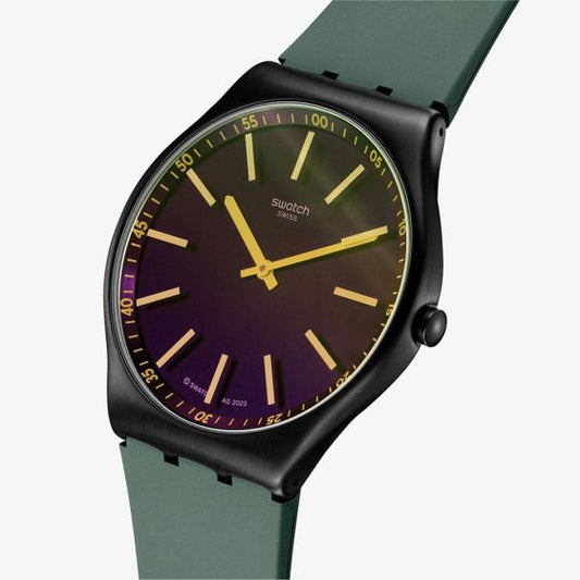 Green Vision Essential Swatch Watch