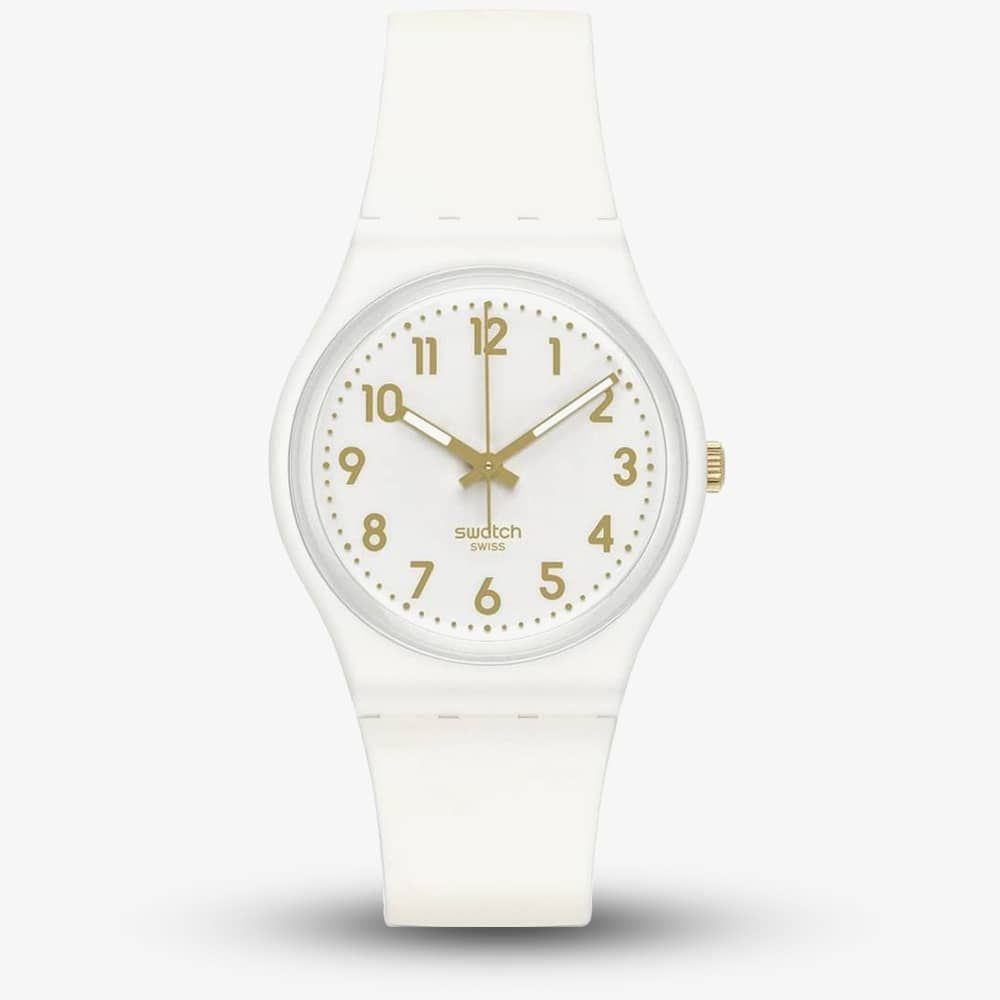 White Bishop Swatch Watch