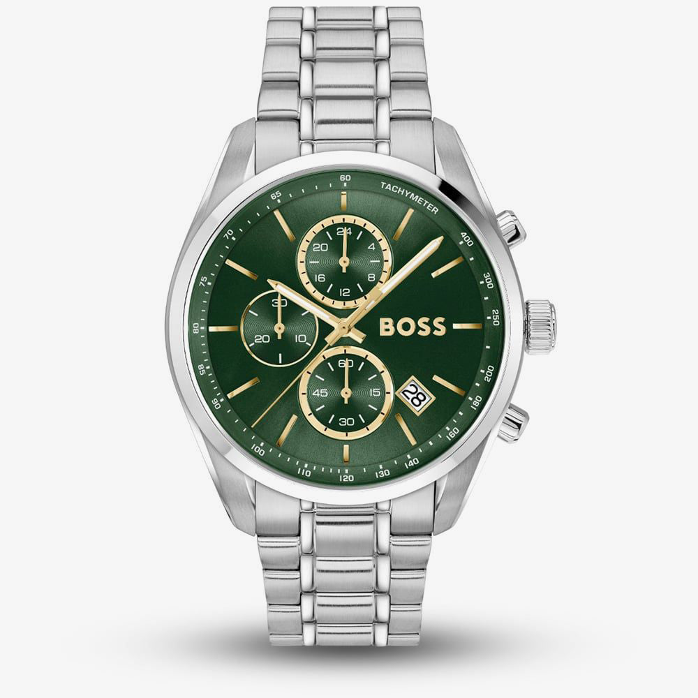 Boss Grand Prix 41mm Men's Watch and Cardholder Gift Set