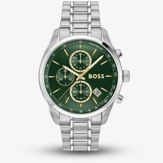 Boss Grand Prix 41mm Men's Watch and Cardholder Gift Set