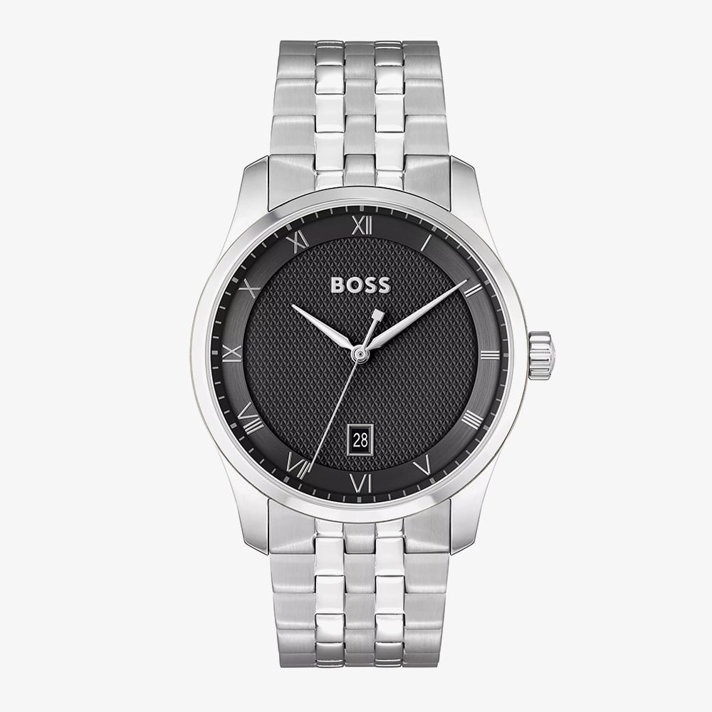 Boss Principle 41mm Men's Watch and Cardholder Gift Set