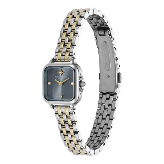 20mm Mini Grosvenor Chalk Blue & Two Tone Bracelet Watch