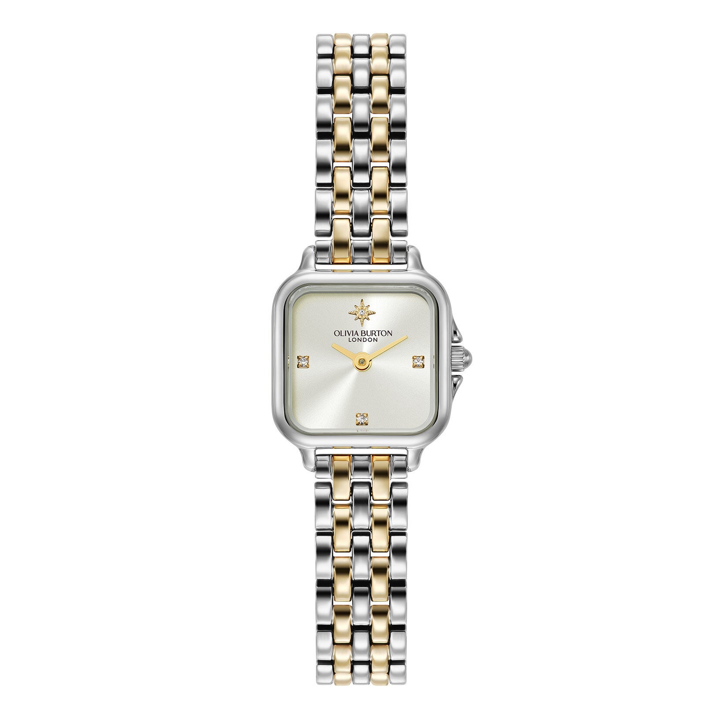 Classic 20mm Mini Grosvenor Ivory & Two Tone Bracelet Watch