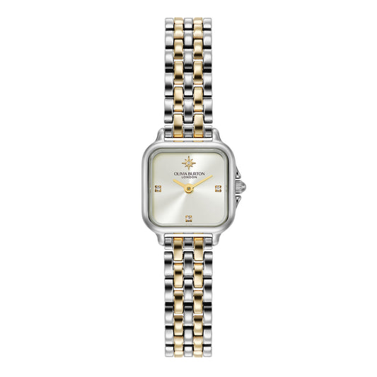 Classic 20mm Mini Grosvenor Ivory & Two Tone Bracelet Watch
