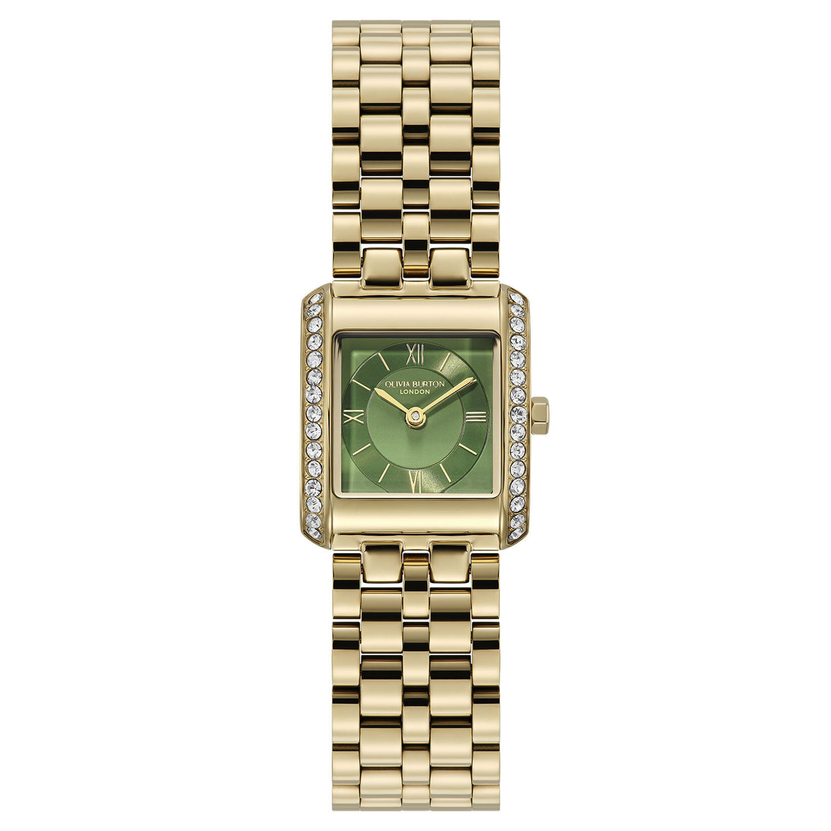21mm Berkley Green & Gold Bracelet Watch