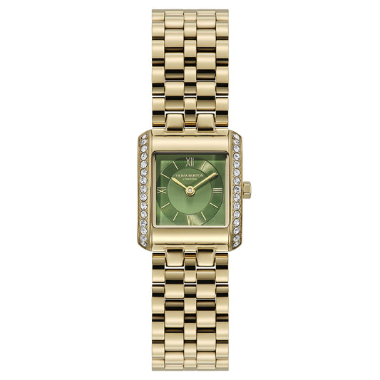 21mm Berkley Green & Gold Bracelet Watch