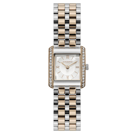 21mm Berkley White & Two Tone Bracelet Watch