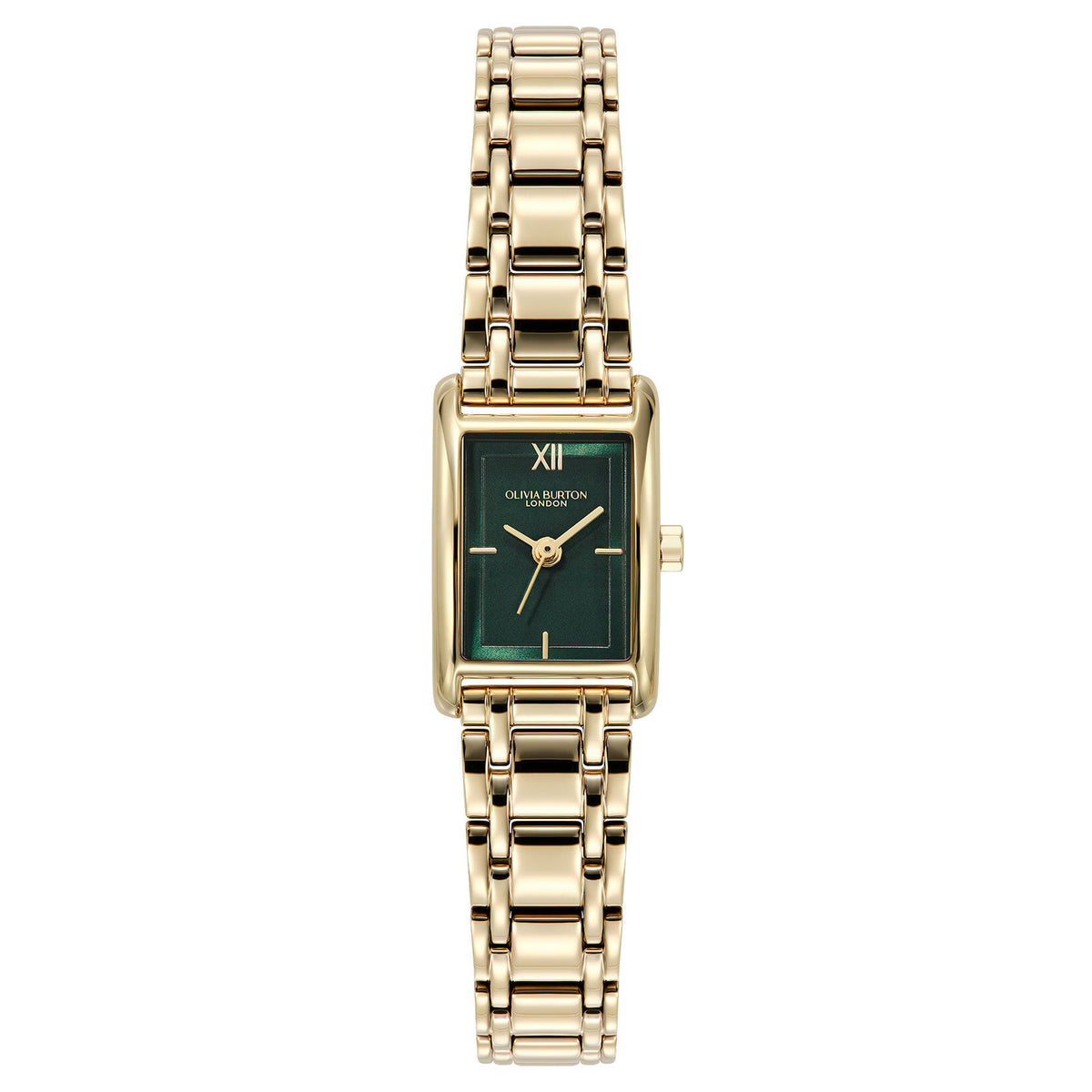 Classic 16mm Mini Grove Forest Green & Gold Bracelet Watch