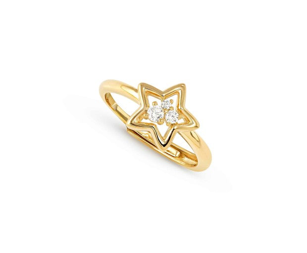 Dream Beats Sterling Silver & Cubic Zirconia Gold Star