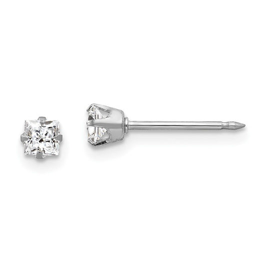255E WG 3mm Square CZ