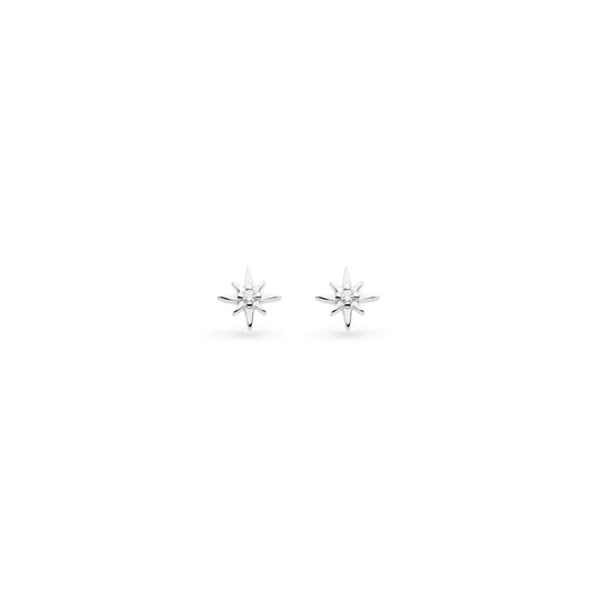 Céleste North Star CZ Petite Stud Earrings