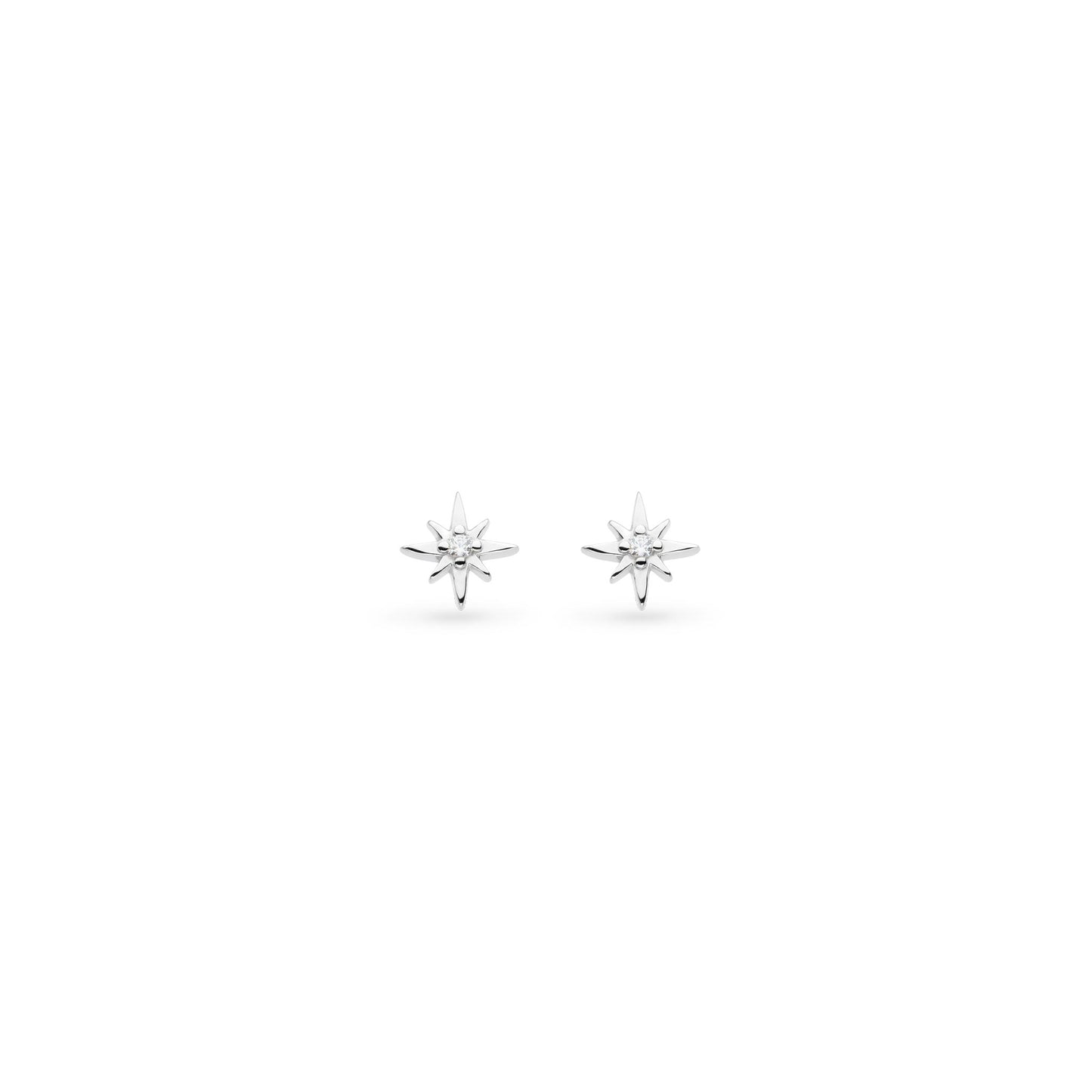 Céleste North Star CZ Petite Stud Earrings
