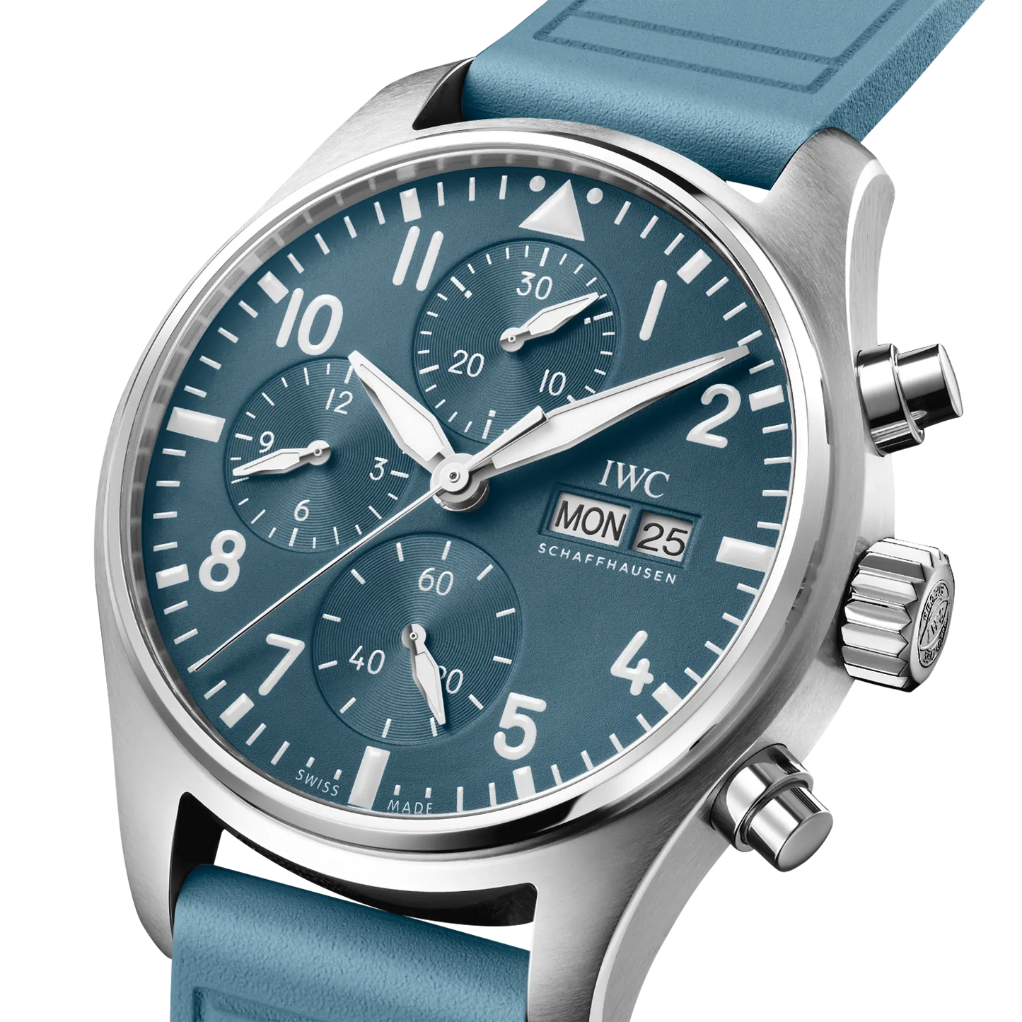 Pilot's Watch Chronograph 41mm Rubber Strap Watch