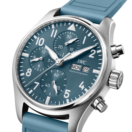 Pilot's Watch Chronograph 41mm Rubber Strap Watch