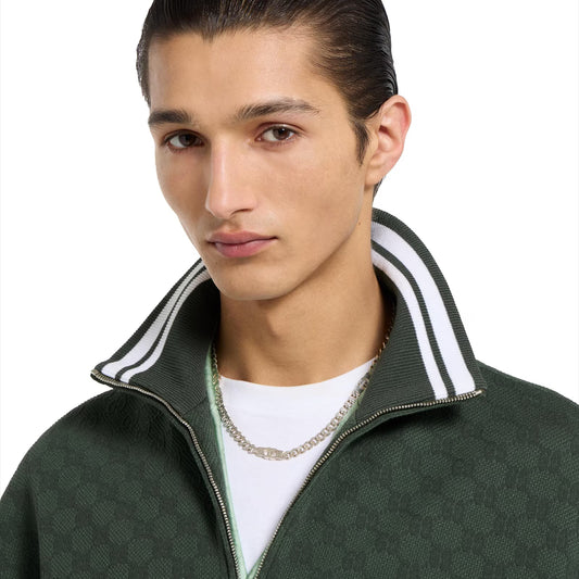 GUCCI Interlocking Sterling Silver Chain Necklace