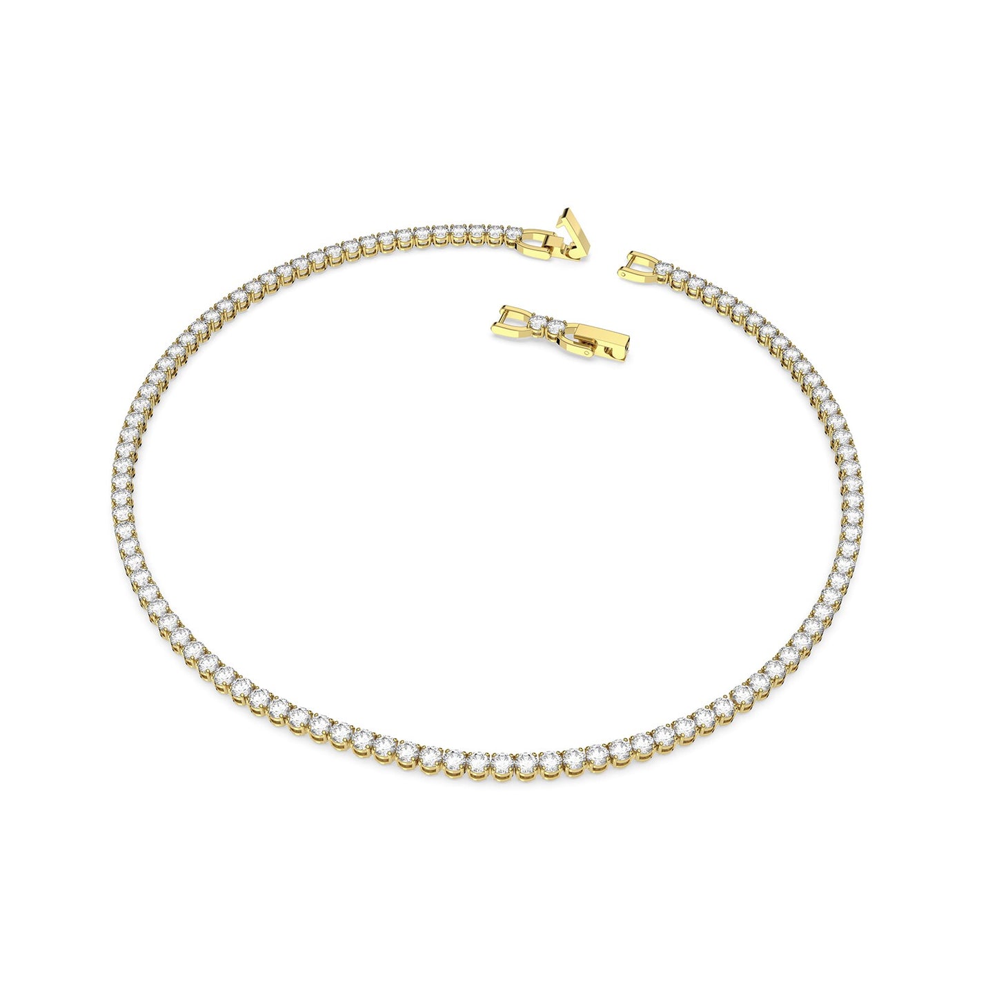 Timeless Tennis Cubic Zirconia White Necklace
