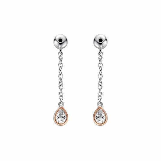 Celebration Sterling Silver Drop Earring Backs with Swarovski® Zirconia