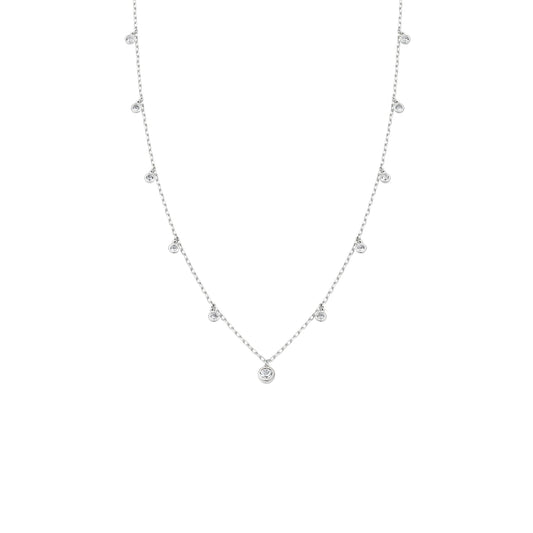 Celebration Sterling Silver Necklace with Topaz