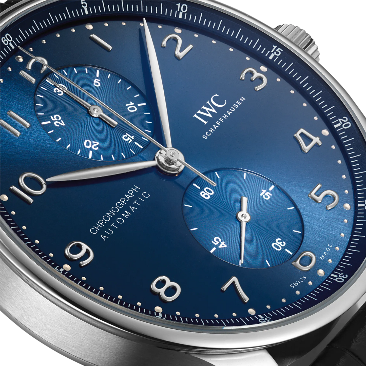 Portugieser Chronograph 41mm Leather Strap Watch