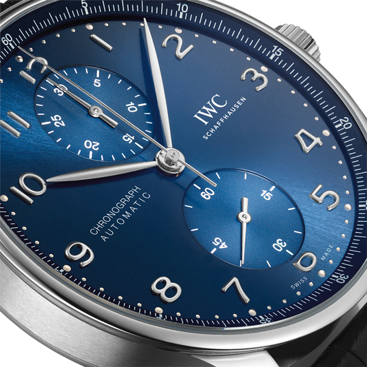 Portugieser Chronograph 41mm Leather Strap Watch