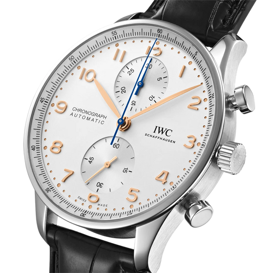 Portugieser Chronograph 41mm Leather Strap Watch