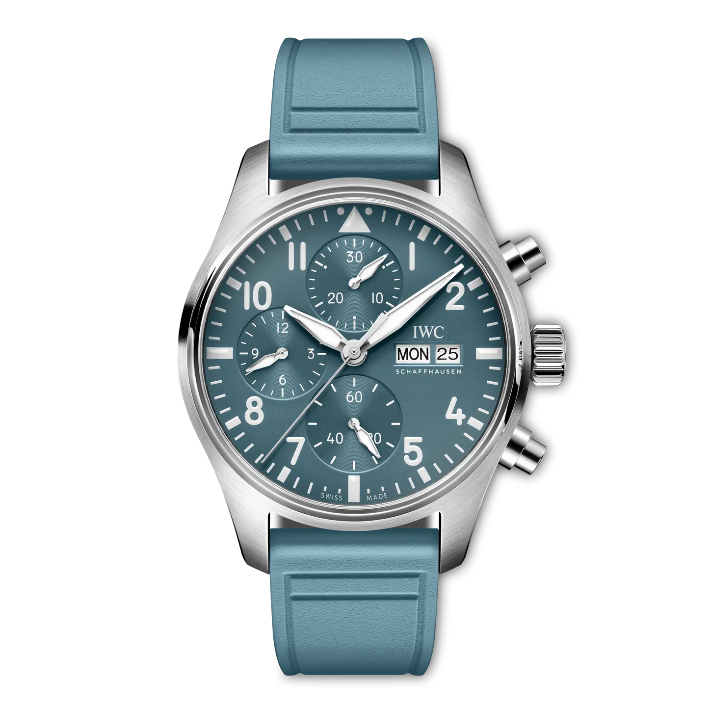 Pilot's Watch Chronograph 41mm Rubber Strap Watch