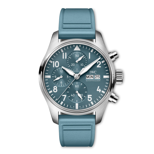 Pilot's Watch Chronograph 41mm Rubber Strap Watch