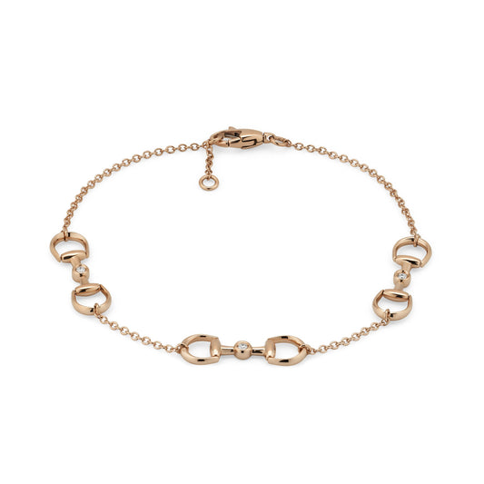 GUCCI Horsebit Rose Gold 18ct Bracelet