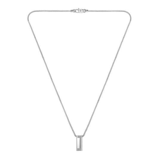 Gents Candor Stainless Steel Bar Necklace