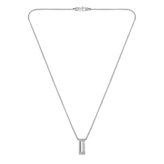 Gents Candor Stainless Steel Bar Necklace