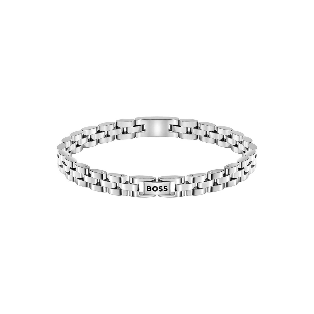 Archer Stainless Steel Bracelet with Double B Monogram