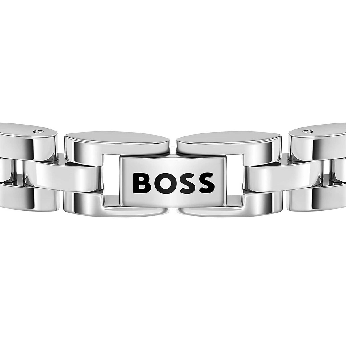 Archer Stainless Steel Bracelet with Double B Monogram