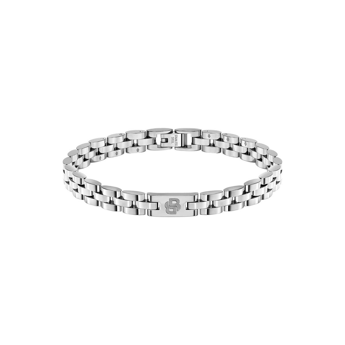 Archer Stainless Steel Bracelet with Double B Monogram