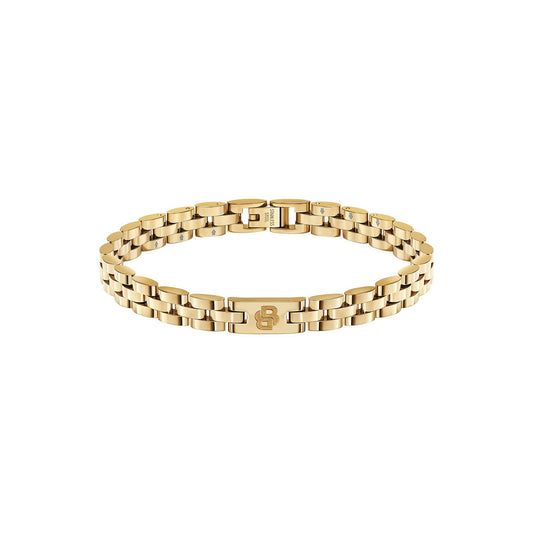 Archer Yellow Gold Tone Bracelet with Logo Details