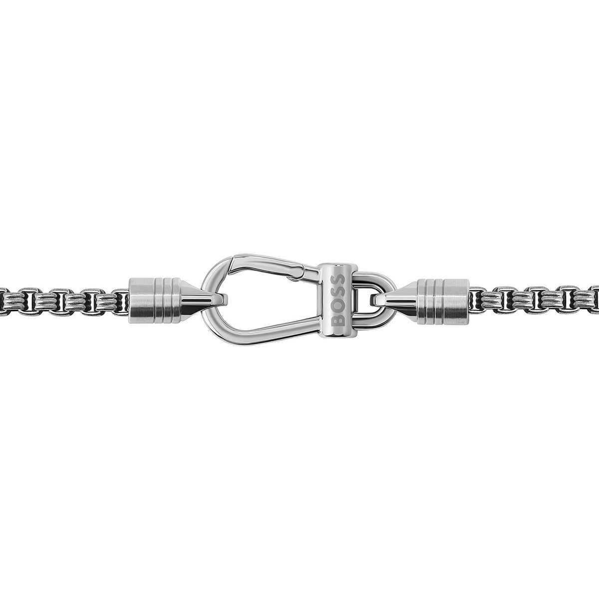 Liam Silver Tone Chain Necklace with Antique Finish