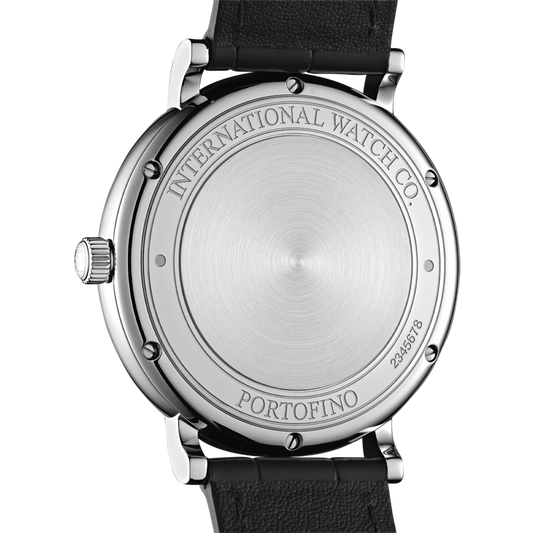 Portofino Automatic 40mm Leather Strap Watch
