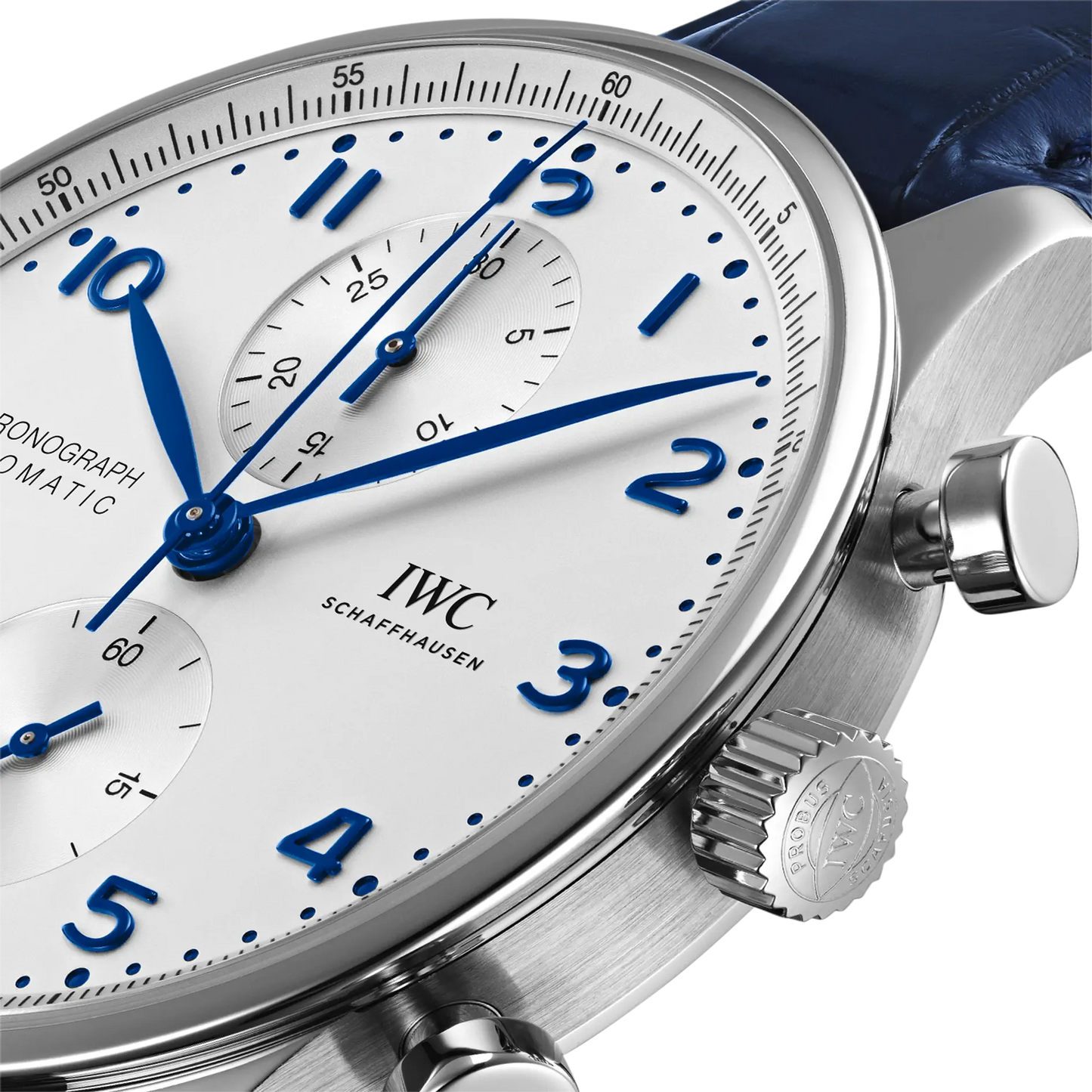 Portugieser Chronograph 41mm Leather Strap Watch